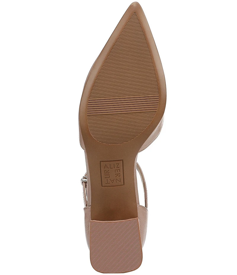 Naturalizer Maddox Leather Ankle Wrap Pumps