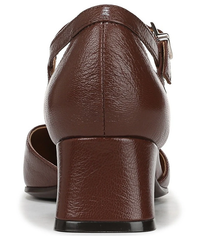 Naturalizer Maddox Leather Ankle Wrap Pumps