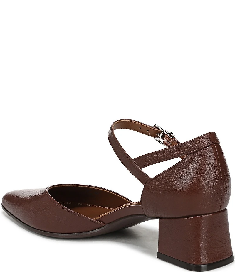 Naturalizer Maddox Leather Ankle Wrap Pumps