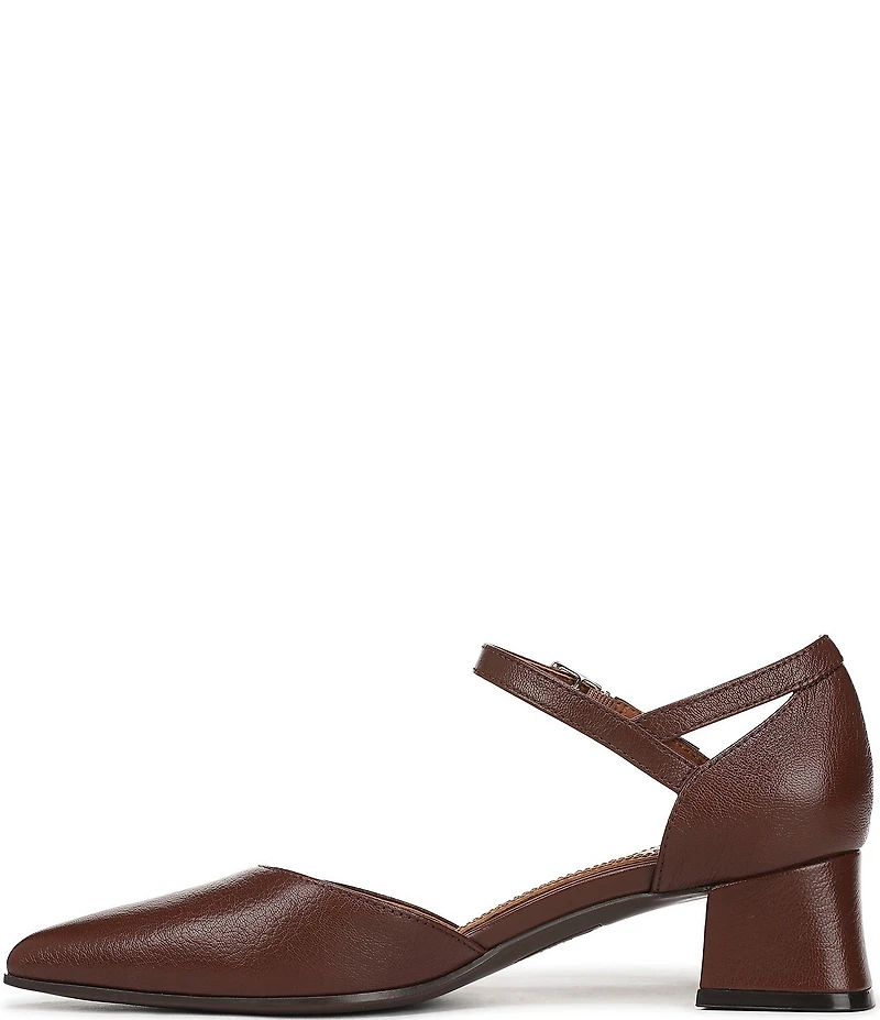Naturalizer Maddox Leather Ankle Wrap Pumps