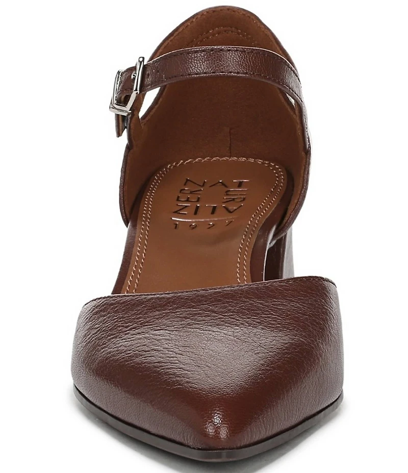 Naturalizer Maddox Leather Ankle Wrap Pumps