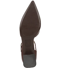 Naturalizer Maddox Leather Ankle Wrap Pumps