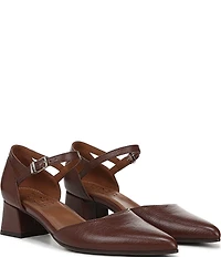 Naturalizer Maddox Leather Ankle Wrap Pumps