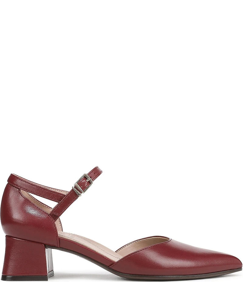 Naturalizer Maddox Leather Ankle Wrap Pumps