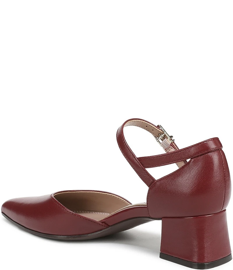 Naturalizer Maddox Leather Ankle Wrap Pumps