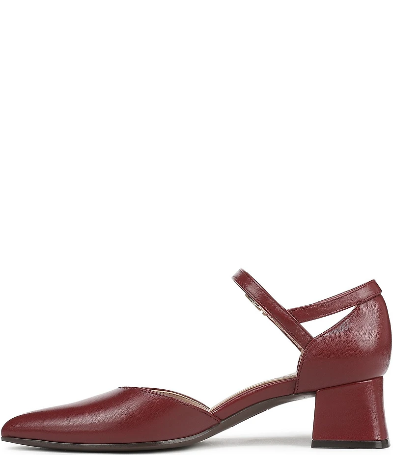 Naturalizer Maddox Leather Ankle Wrap Pumps