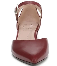 Naturalizer Maddox Leather Ankle Wrap Pumps