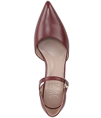 Naturalizer Maddox Leather Ankle Wrap Pumps