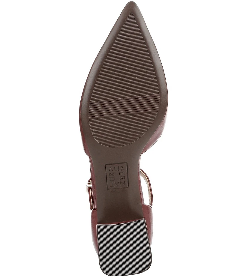 Naturalizer Maddox Leather Ankle Wrap Pumps