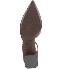 Naturalizer Maddox Leather Ankle Wrap Pumps