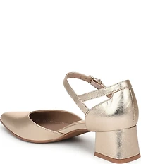 Naturalizer Maddox Leather Ankle Wrap Pumps