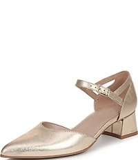 Naturalizer Maddox Leather Ankle Wrap Pumps