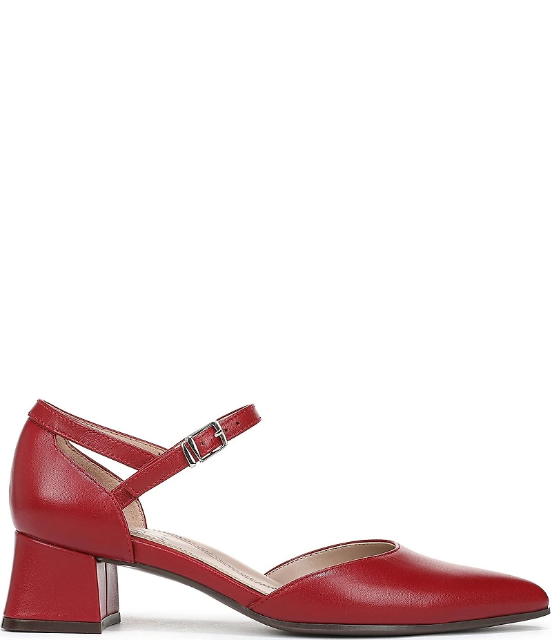 Naturalizer Maddox Leather Ankle Wrap Pumps