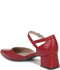 Naturalizer Maddox Leather Ankle Wrap Pumps