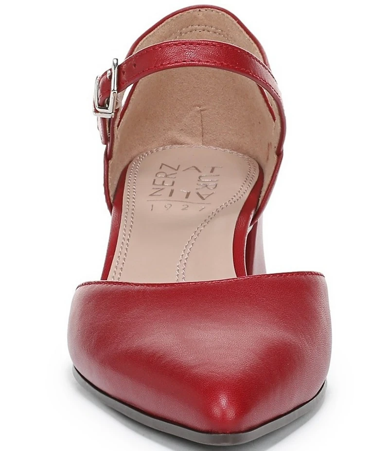 Naturalizer Maddox Leather Ankle Wrap Pumps