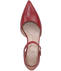 Naturalizer Maddox Leather Ankle Wrap Pumps