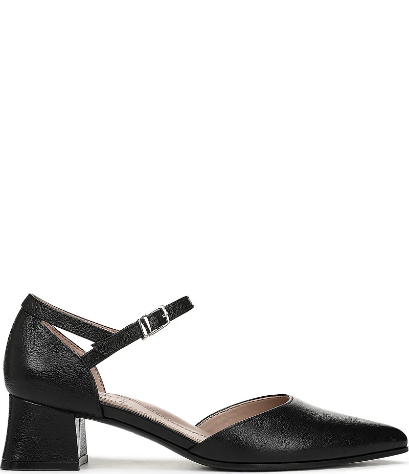 Naturalizer Maddox Leather Ankle Wrap Pumps