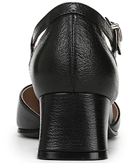 Naturalizer Maddox Leather Ankle Wrap Pumps