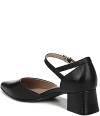 Naturalizer Maddox Leather Ankle Wrap Pumps