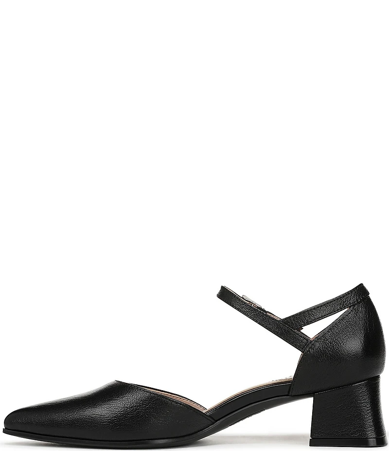 Naturalizer Maddox Leather Ankle Wrap Pumps