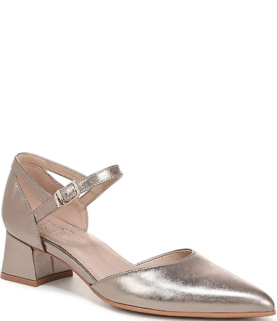 Naturalizer Maddox Leather Ankle Wrap Pumps