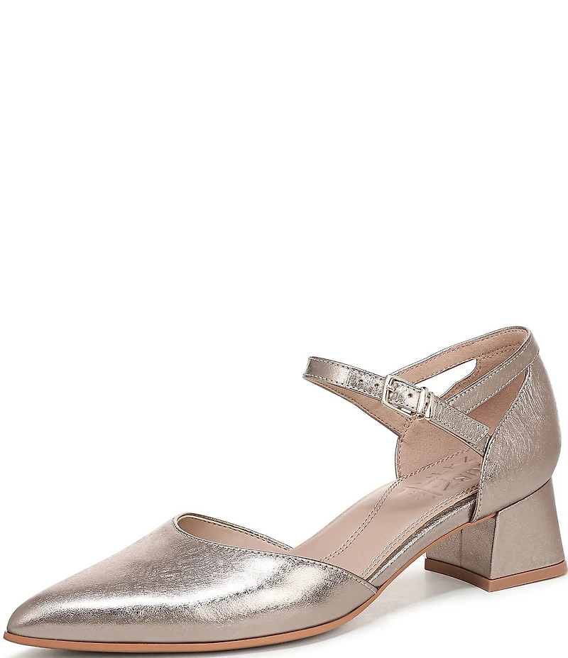 Naturalizer Maddox Leather Ankle Wrap Pumps