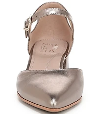 Naturalizer Maddox Leather Ankle Wrap Pumps