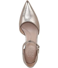 Naturalizer Maddox Leather Ankle Wrap Pumps