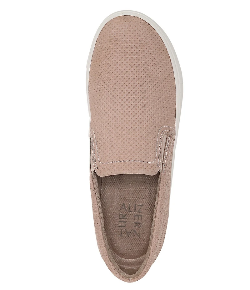 Naturalizer Marianne Perforated Leather Slip On Sneakers