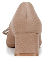 Naturalizer Mavis Glossy Suede Bow Pumps