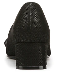 Naturalizer Mavis Glossy Suede Bow Pumps