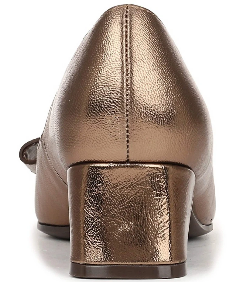 Naturalizer Mavis Metallic Leather Bow Pumps