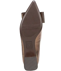 Naturalizer Mavis Metallic Leather Bow Pumps