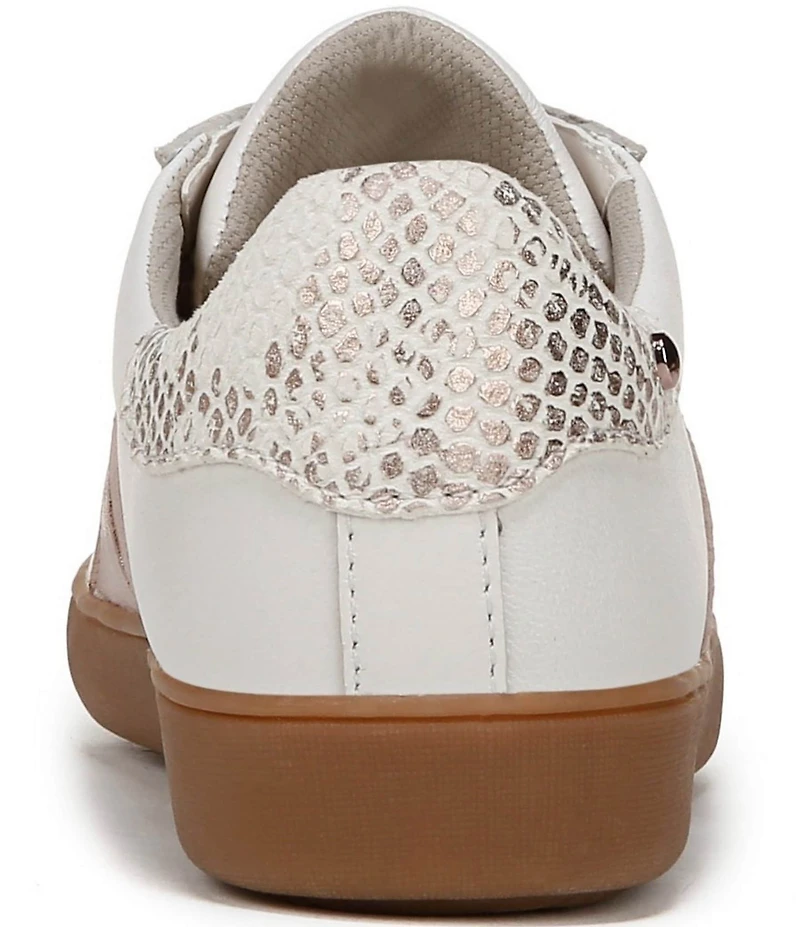 Naturalizer Medina Metallic Leather Lace Up Sneakers