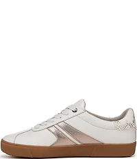 Naturalizer Medina Metallic Leather Lace Up Sneakers