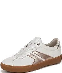 Naturalizer Medina Metallic Leather Lace Up Sneakers