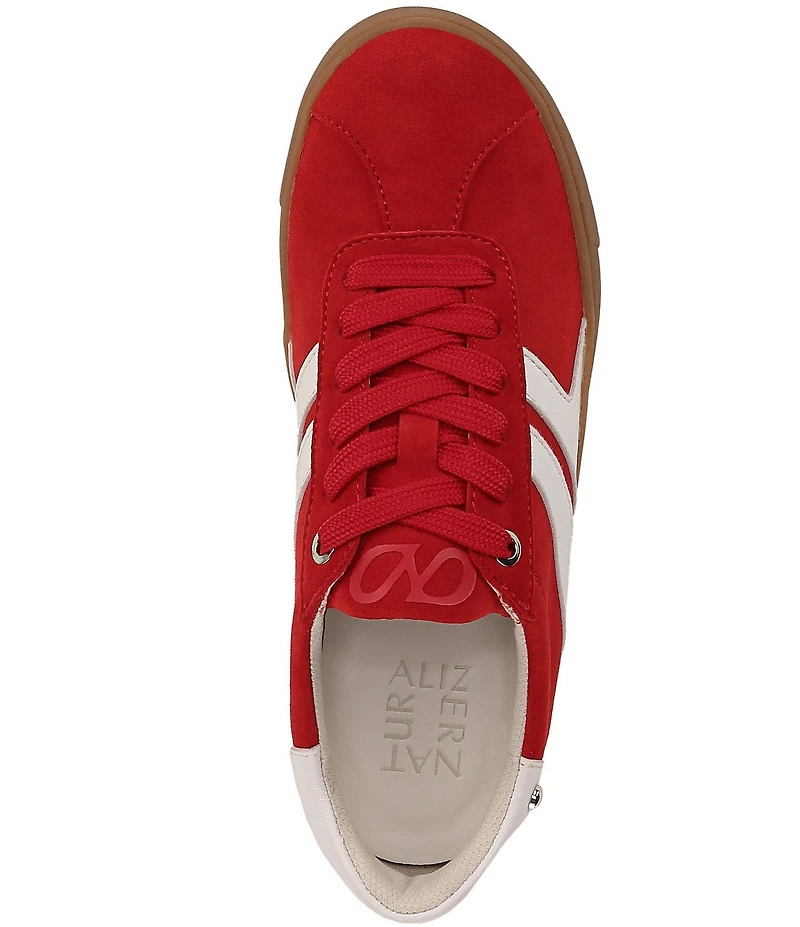 Naturalizer Medina Nubuck Gum Sole Lace Up Sneakers