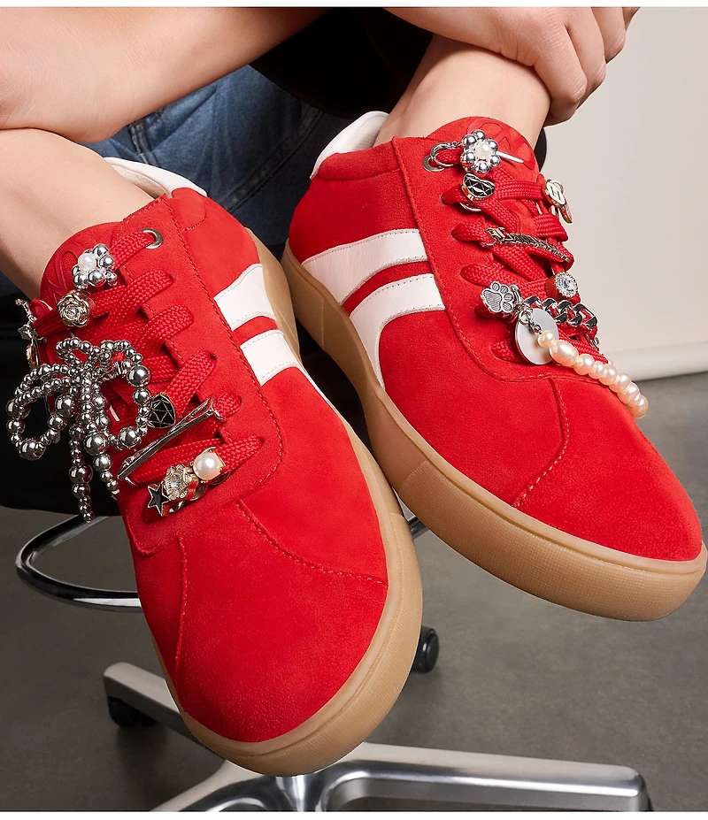 Naturalizer Medina Nubuck Gum Sole Lace Up Sneakers