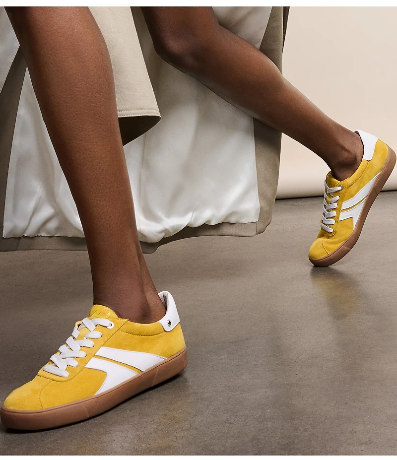 Naturalizer Medina Nubuck Gum Sole Lace Up Sneakers