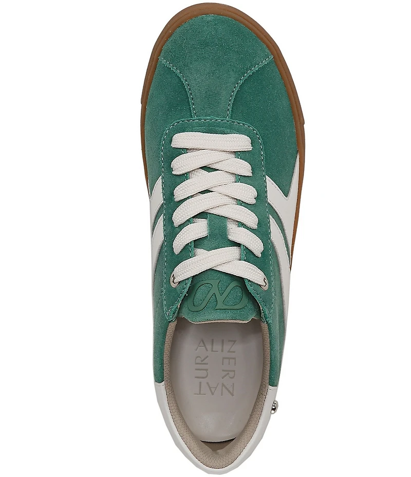 Naturalizer Medina Suede Gum Sole Lace Up Sneakers