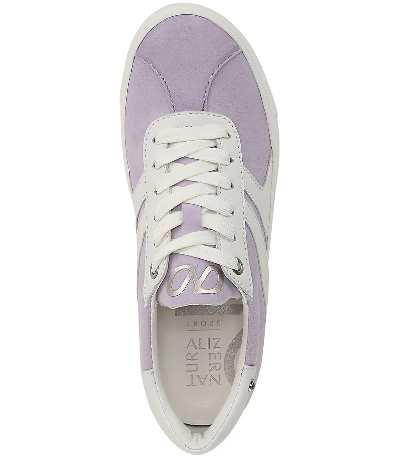 Naturalizer Medina Suede Gum Sole Lace Up Sneakers