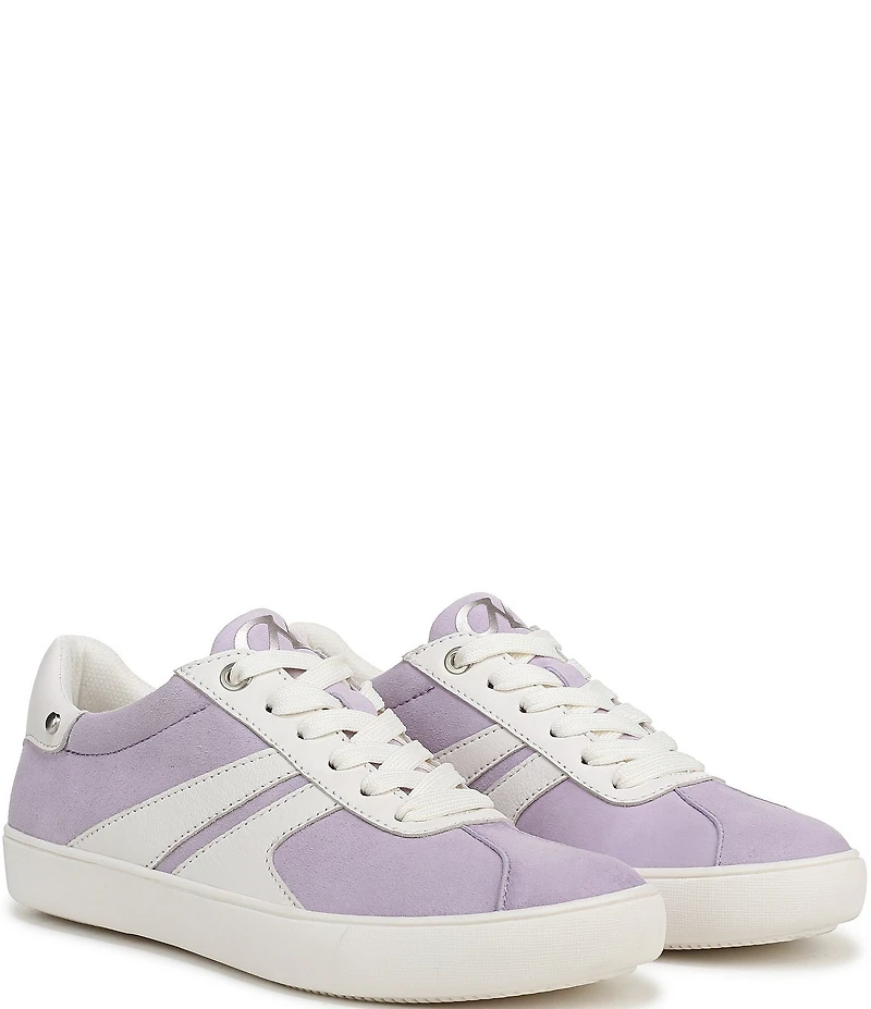 Naturalizer Medina Suede Gum Sole Lace Up Sneakers