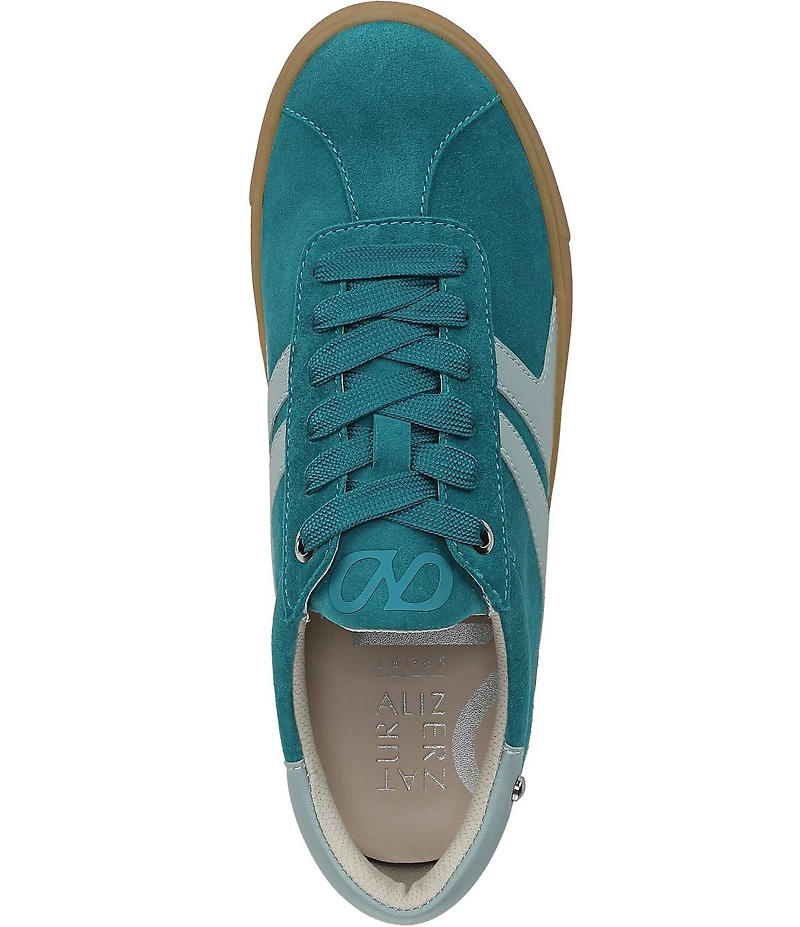 Naturalizer Medina Suede Gum Sole Lace Up Sneakers