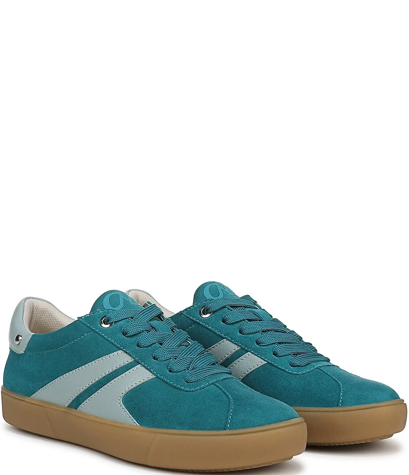 Naturalizer Medina Suede Gum Sole Lace Up Sneakers