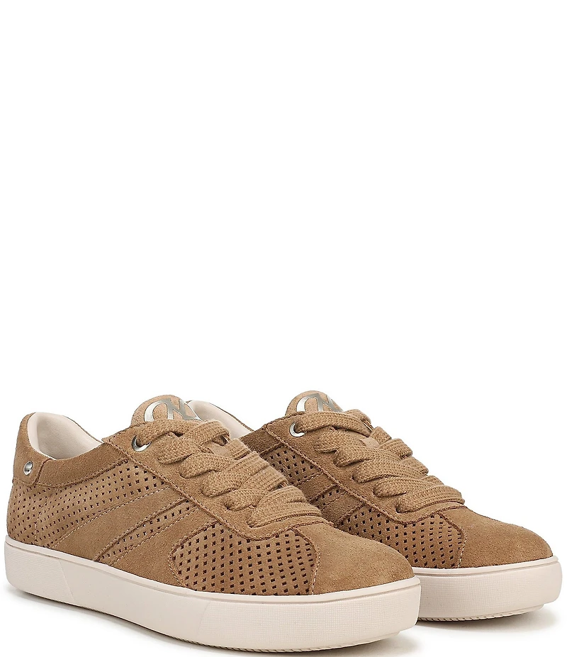 Naturalizer Medina Perforated Suede Sneakers