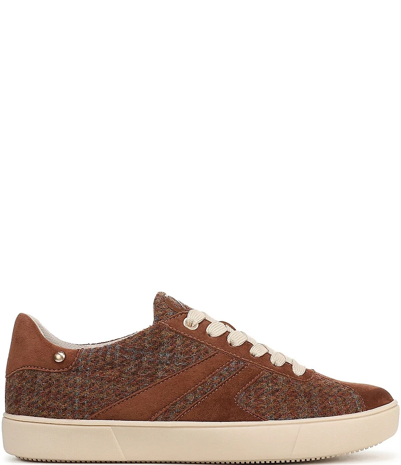 Naturalizer Medina Plaid Lace Up Sneakers
