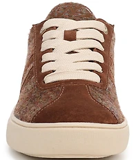 Naturalizer Medina Plaid Lace Up Sneakers