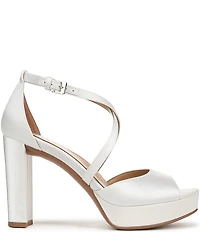 Naturalizer Melody Satin Platform Dress Sandals