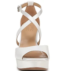 Naturalizer Melody Satin Platform Dress Sandals