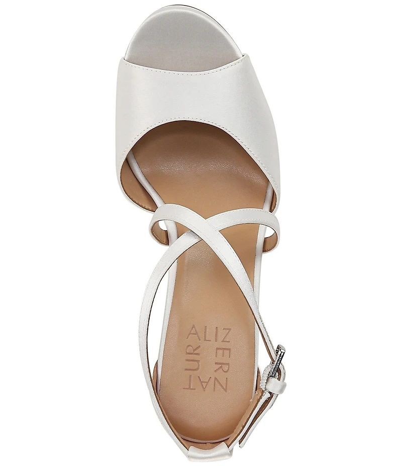 Naturalizer Melody Satin Platform Dress Sandals